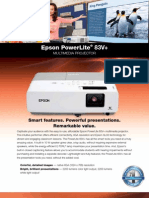 Epson Powerlite-83V+ Specifications