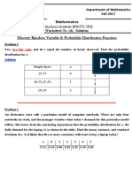 Worksheet # 4 - Solution