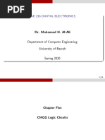 Coe 236 Digital Electronics: Dr. Mohannad H. Al-Ali Department of Computer Engineering University of Basrah Spring 2020