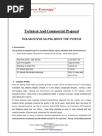 Proposal of Solar Power