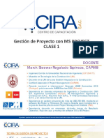 Gestión de Proyectos con MS Project - Clase 1 (CCIRA Capacitaciones)