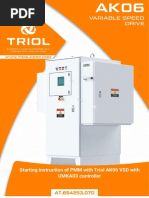 Starting Instruction of PMM With Triol AK06 VSD With UMKA03 Controller