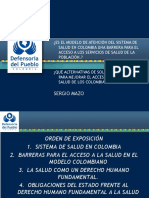 7 - Presentación Exposición Sobre La Salud en Colombia PDF