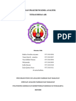 Laporan Praktikum Kimia Analitik Titrasi Bebas Air