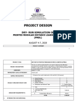 Project Design: Dry-Run Simulation On