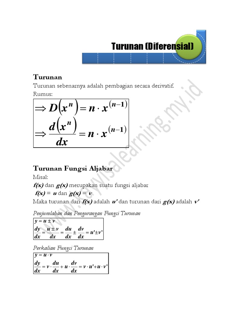 Turunan Pdf