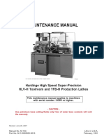 Hardinge HLV-H Maintenance Manual