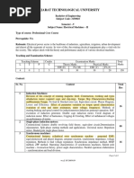 Gujarat Technological University: Induction Machines
