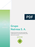 Grupo Nutresa EEFF Separados 1T19 ESP PDF