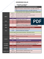 Calendario Academico 2018 Grado