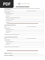 Athene Beneficiary Change Form | PDF | Social Security (United States ...