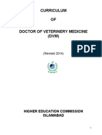 DVM Curriculum-Booklet (Draft)