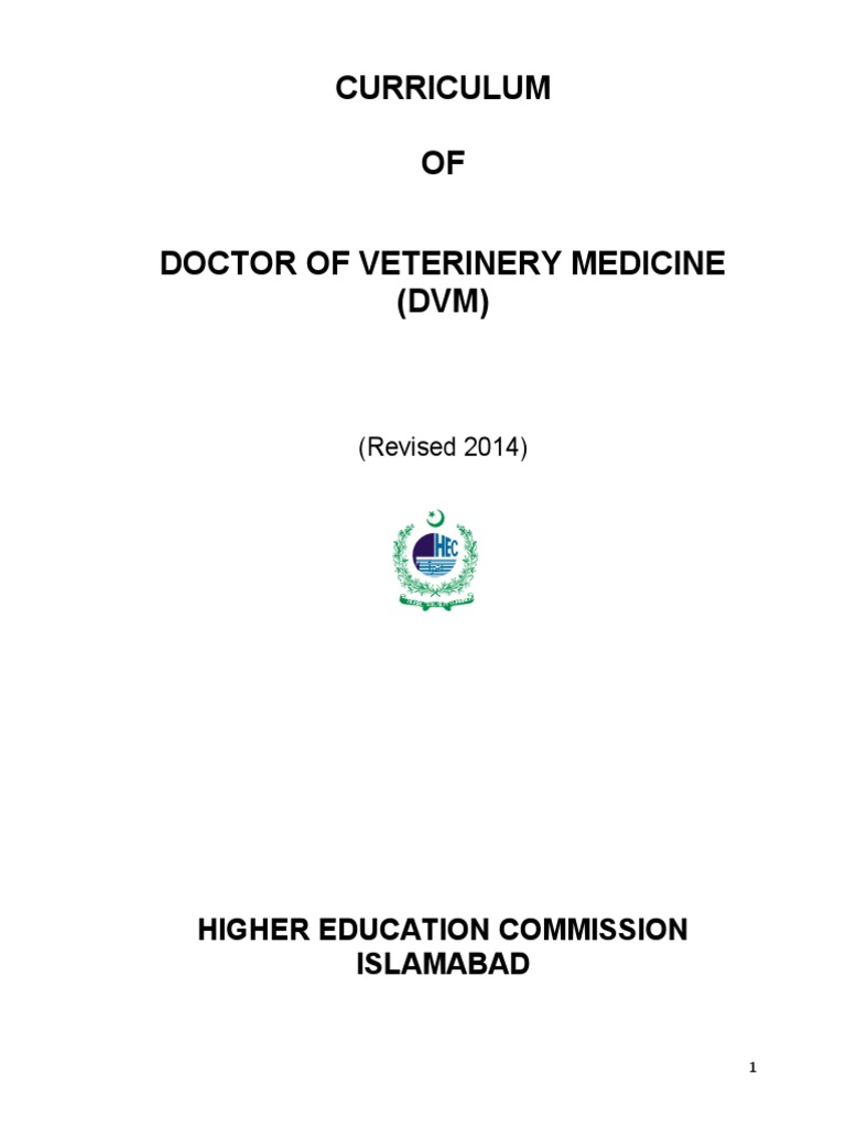 DVM Curriculum Revision Overview | PDF | Heart | Lung