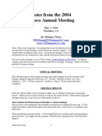 Notes From The 2004 Wesco Annual Meeting: May 5, 2004 Pasadena, CA by Whitney Tilson