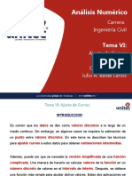 Análisis Numérico Ajuste Curvas Técnicas