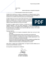 Carta Abierta Al CIP CD Piura