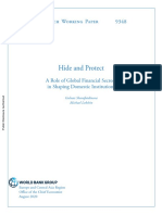 Hide and Protect A Role of Global Financial Secrecy in Shaping Domestic Institutions