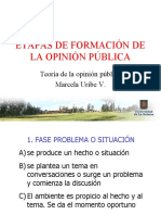 Etapas Formación Opinión Pública