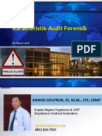 Karakteristik Audit Forensik