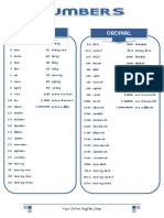 Cardinal Ordinal: Your Online English Class