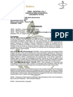 Programação Do Observatorio Bioetica CNBB Sul 3 PDF