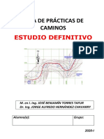 Guial de Practicas de Caminos TERCER INFORME - RUTAS (Chachapoyas) Digital PDF