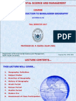 Department of Environmental Science and Management North South University Course No. ENV 203