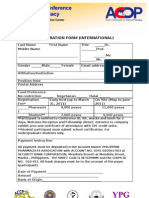 ACCP Registration Form