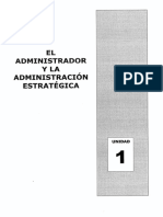 El Administrador y La Administración Estratégica - Gerenciamiento - Logistico