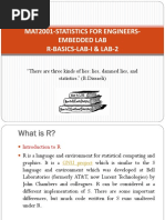 STATS LAB Basics of R PDF