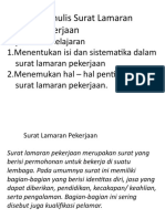 Bagian isi surat lamaran pekerjaan diakhiri dengan