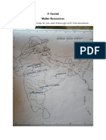 X-Social Water Resources: Kindly Practice The Map Till You Are Thorough With The Locations