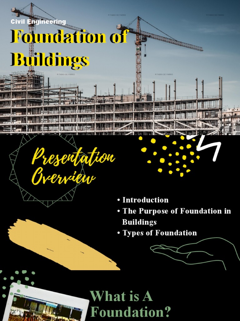 Types and Purpose of Building Foundations | PDF | Foundation ...