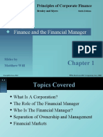 Chapter 1: Introduction To Corporate Finance