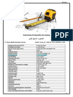 Estimate of Materials, Lec. No. 1