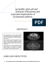 Exploring Healthy Glial Cell and Neuron Interactions With Glioma and Associated Implications of Kynurenine Pathway