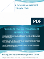 SCM Pricing and Revenue Management
