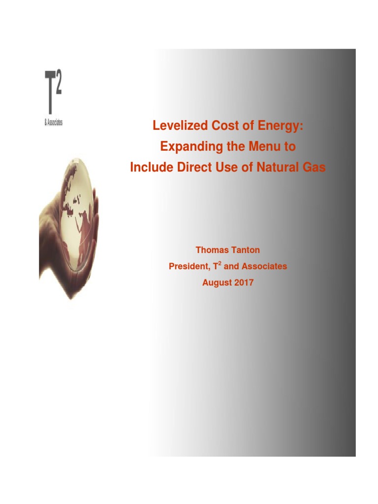 Levelized Cost of Direct Natural Gas Use | PDF | Efficient Energy Use ...