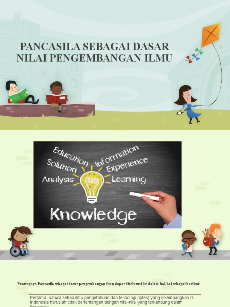 Pancasila Sebagai Dasar Nilai Pengembangan Ilmu | PDF