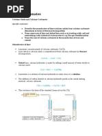 13.1 Carbonates: Calcium Oxide and Calcium Carbonate