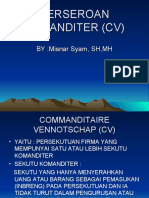 Commandiater Vennotschap (CV)