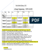 Renewable Energy Engineering - USPCAS-E (P) : Class Schedule (Spring - 2019)