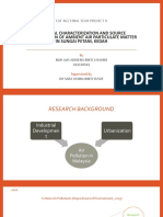 Chemical Characterization and Source Identification of Ambient Air Particulate Matter in Sungai Petani, Kedah