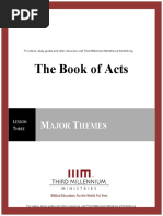 The Book of Acts: Ajor Hemes