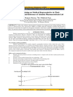 Impact of Training On Medical Representative in Their Performance Special Reference of Alembic Pharmaceuticals LTD