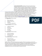 Engineering, Procurement, and Construction (EPC) Contracts Are The Most Common Form of