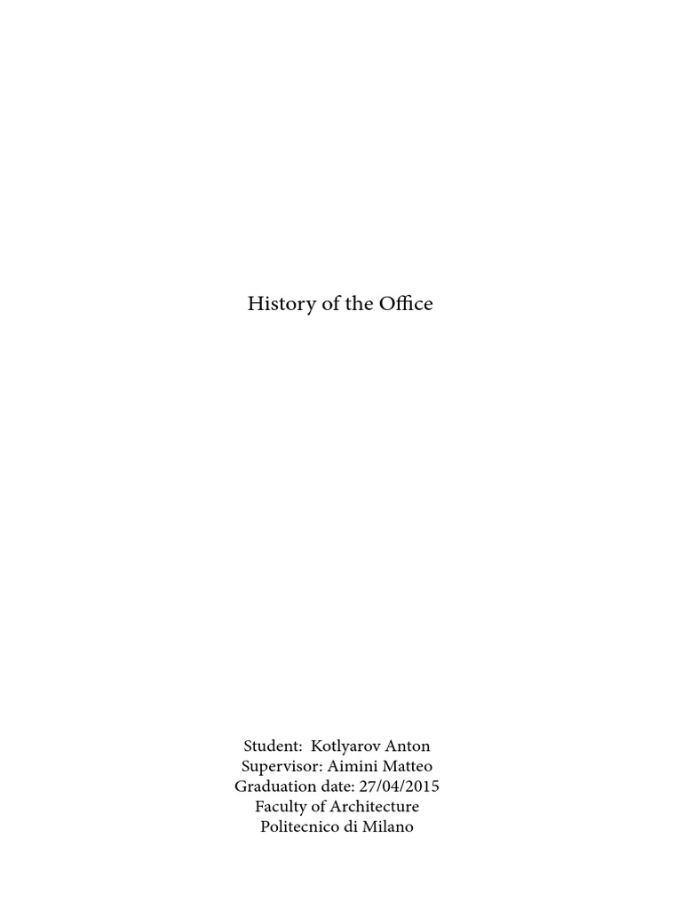 Book History of The Office PDF Business