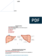 2 Surgical Lobes - 3 Minor Fissures - 3 Major Fissures - 4 Portal Sectors - 8 Functional Segments