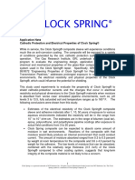 Clock Spring: Application Note Cathodic Protection and Electrical Properties of Clock Spring®