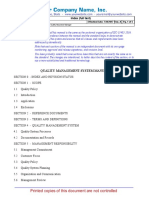Quality Management System Manual: QM-00 Index (Full Text)